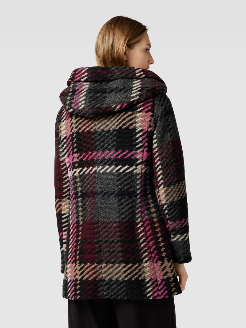 Jacke mit Kapuze in schwarz