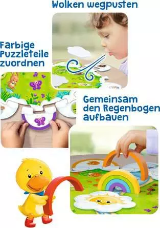 ministeps: Emils buntes Regenbogen-Spiel - Kinderspiel ab [age] Jahren