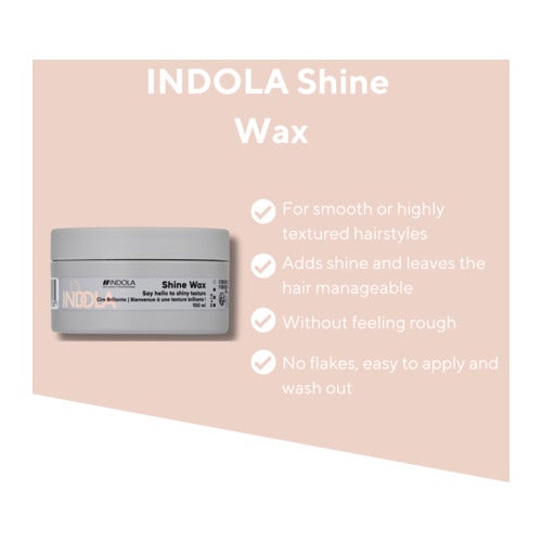 Indola Care & Style Texture Shine Wax 100 ml