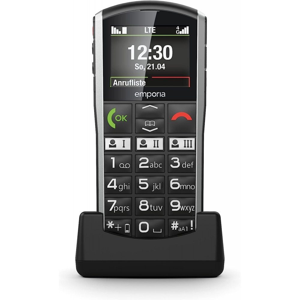 Emporia Simplicity 4G - Handy - schwarz Seniorenhandy (2 Zoll)
