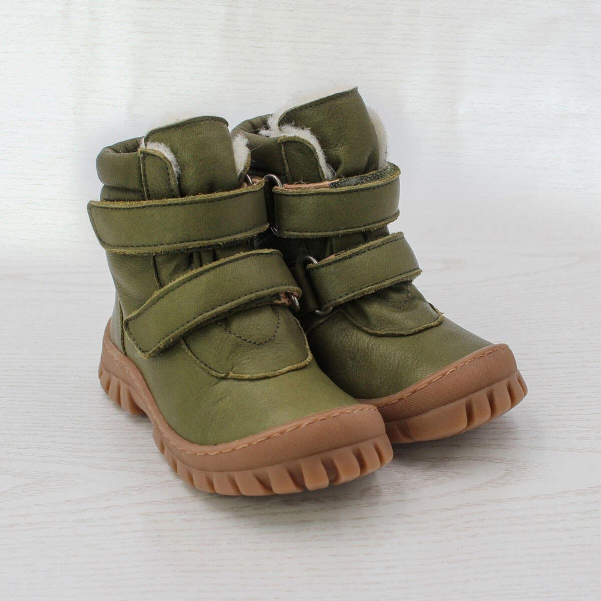 POLOLO Kinderschuhe Liam, Kinder Winterboots Bio Wollfutter