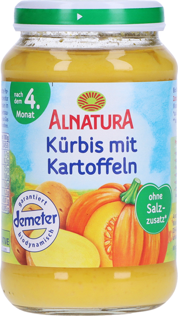 Alnatura Bio Kürbis mit Kartoffeln