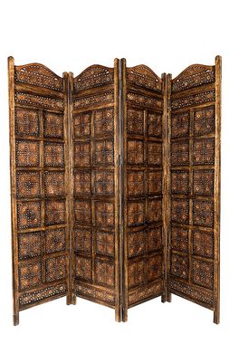 Marrakesch Orient & Mediterran Interior Paravent Orientalischer Paravent Kamala 180cm, Raumteiler, Sichtschutz, Handarbeit