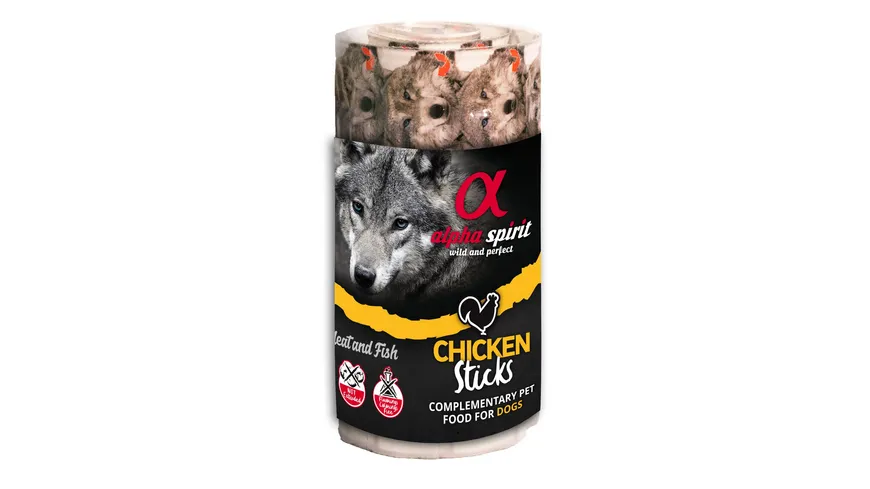 alpha spirit Dog Hundeleckerli Ristra Stick Huhn 16er