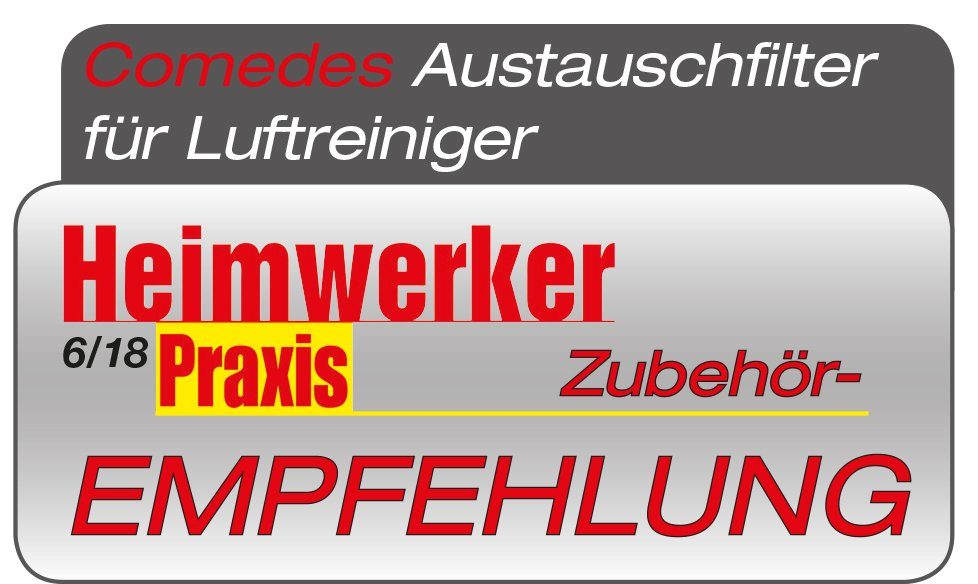 Comedes HEPA-Filter passend für Luftreiniger AC4072/11, einsetzbar statt Philips AC4147/10, Zubehör für Luftreiniger Philips AC4072/11, Filterkombination aus HEPA und Aktivkohle