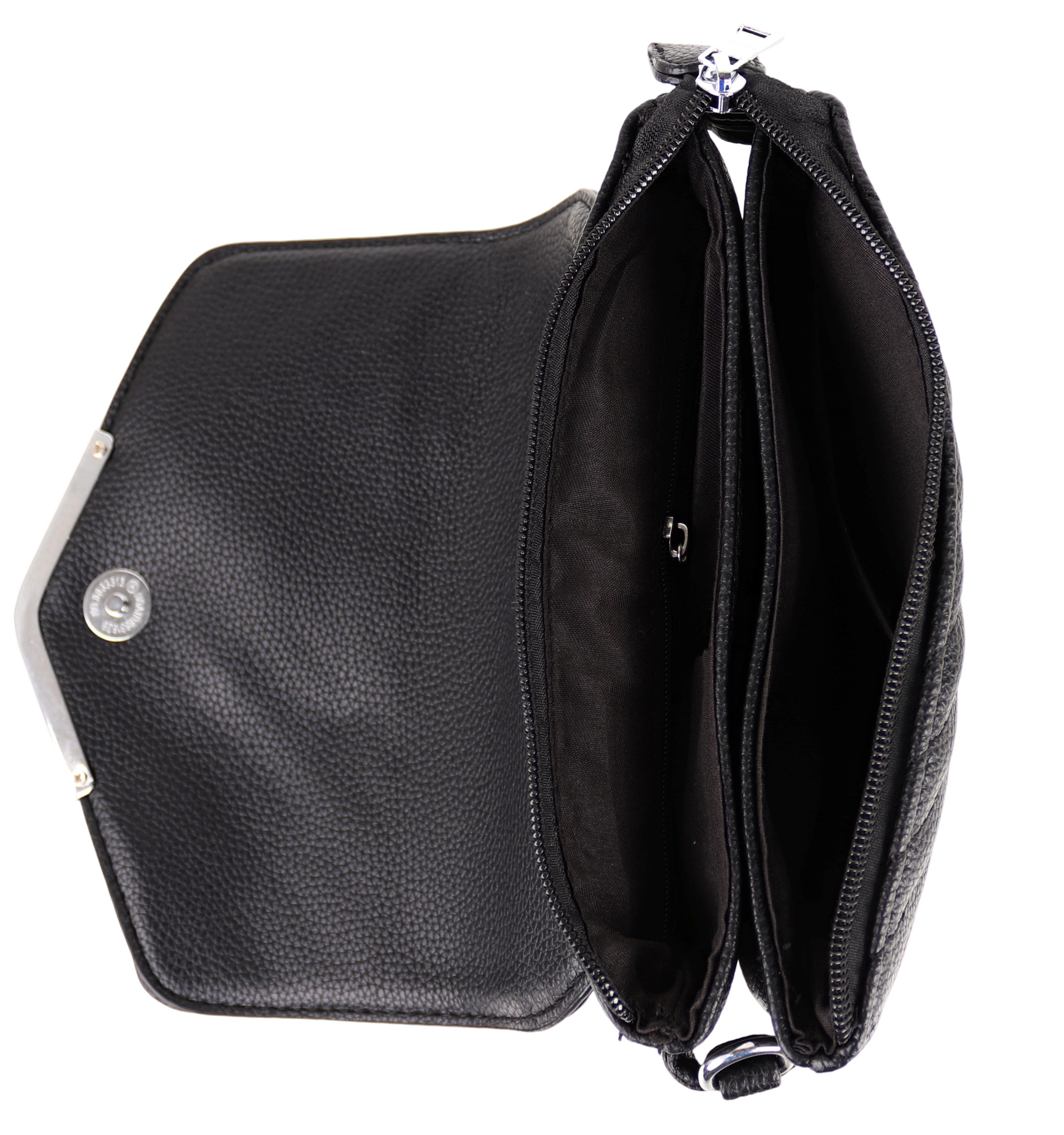 MIRROSI Umhängetasche Damen Crossbody Bag, Klein 20x22x3cm (gemusterten& verstellbaren Schulterriemen, 1 Tasche & 2 Gurte), Kleine Tasche, Schultertasche für jeden Anlass