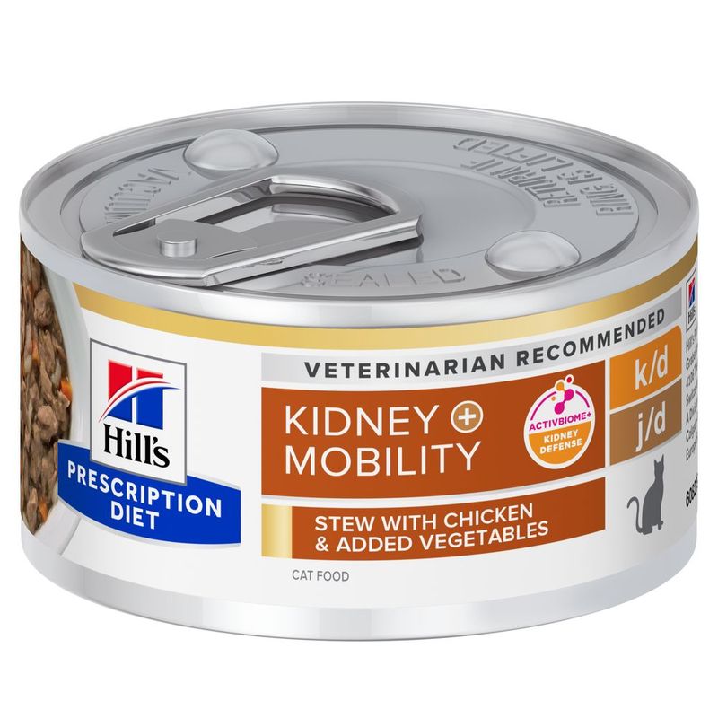 Hill's Prescription Diet k/d + Mobility Ragout mit Huhn & zugefügtem Gemüse