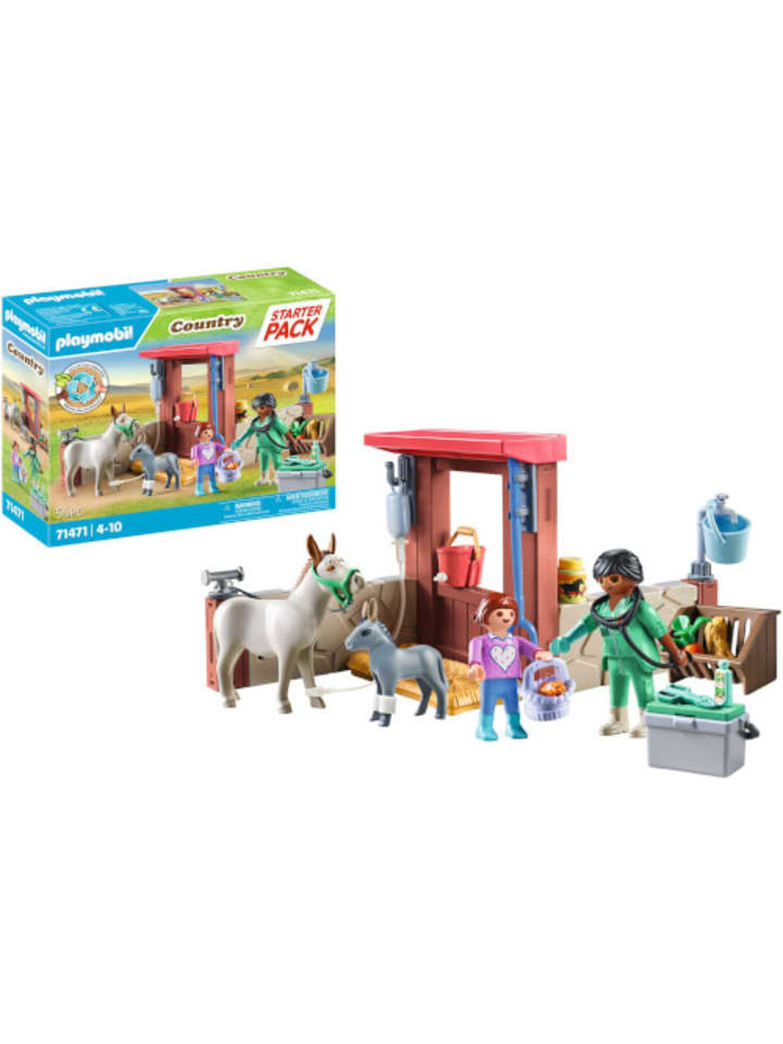 Playmobil Spielfigur Set Country Tierarzteinsatz bei den Eseln, 4-10 Jahre günstig kaufen onesize