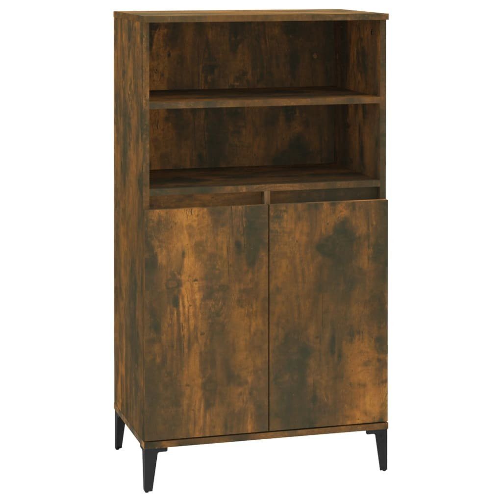 vidaXL Sideboard Highboard Räuchereiche 60x36x110 cm Holzwerkstoff (1 St)