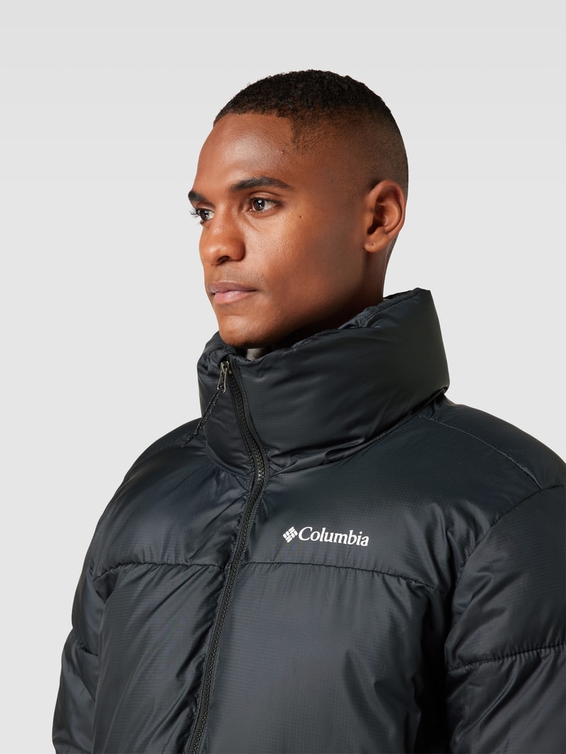 Steppjacke in Two-Tone-Machart Modell 'Puffect II' in schwarz