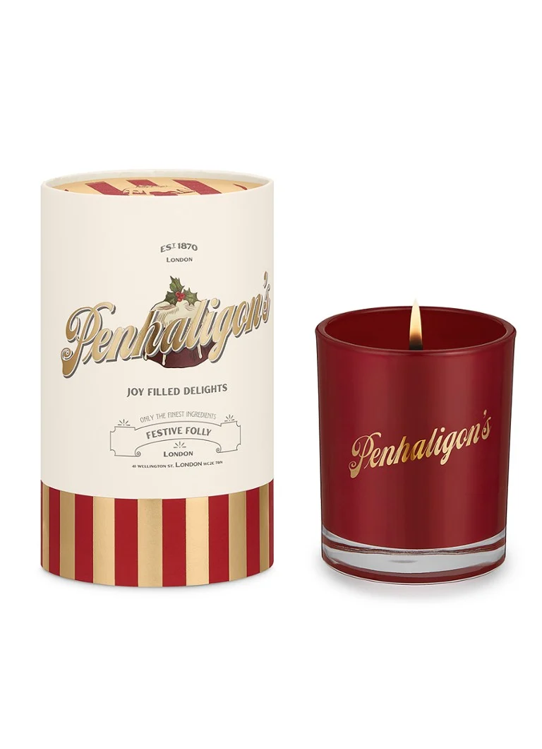 Candela profumata Festive Folly di Penhaligon's - Edizione limitata, 220 g