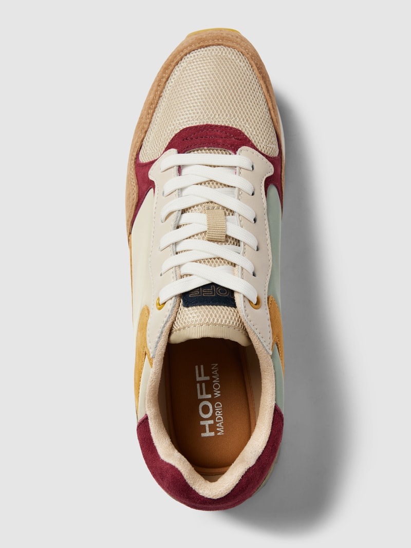 Sneaker mit Label-Detail Modell 'MADRID' in beige
