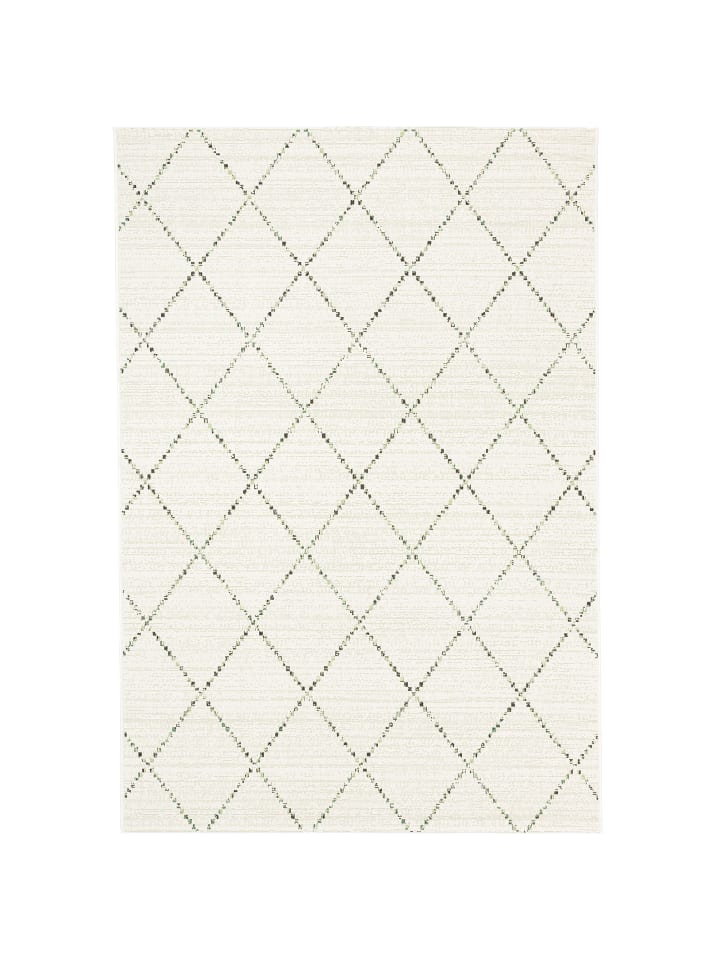 Pergamon In- und Outdoor Teppich Carpetto Rauten in Creme günstig kaufen