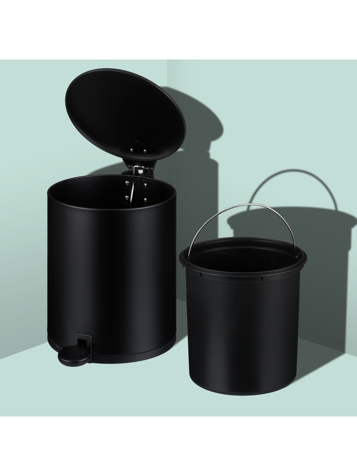 relaxdays Kosmetikeimer in Schwarz - 5 Liter günstig kaufen onesize