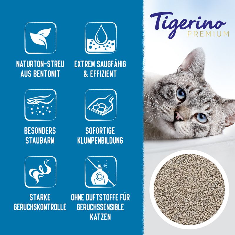 Tigerino Premium Katzenstreu – Sensitive