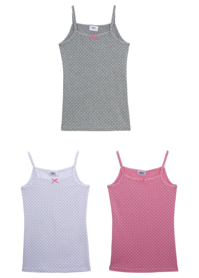 Mädchen Unterhemd (3er Pack)