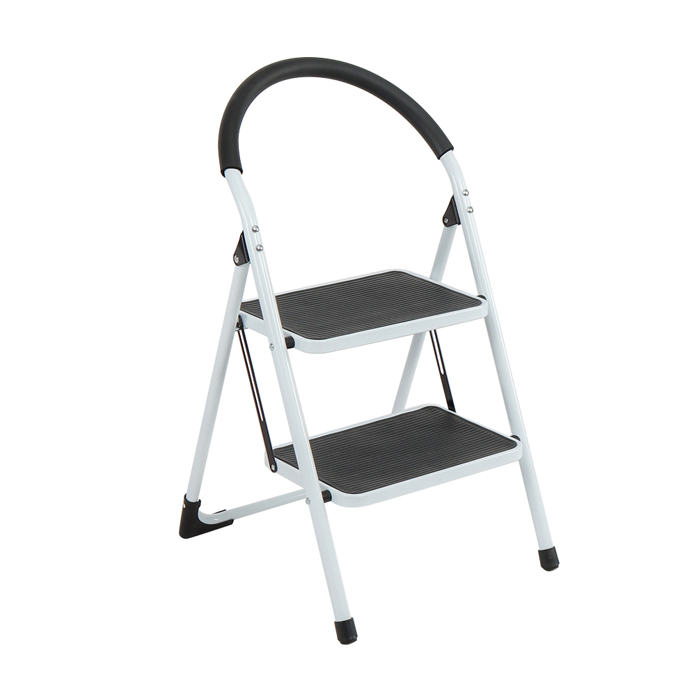 Kraft Werkzeuge Trittleiter zweistufig, 150kg Belastbarkeit