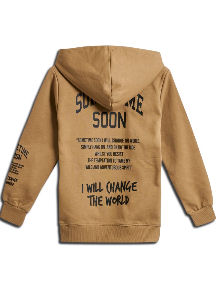 Sometime Soon Sometime Soon Kapuzenpullover Stmdimas Hoodie Kinder in SEPIA TINT günstig kaufen
