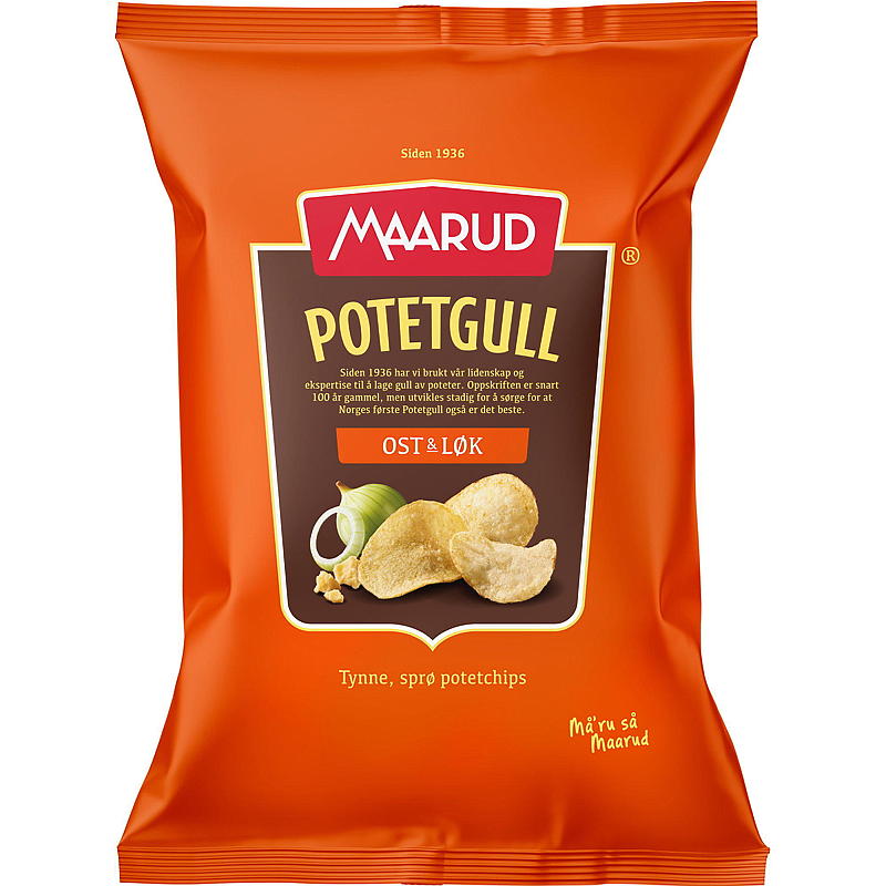 Maarud Potetgull 200 g Ost & løk Maarud