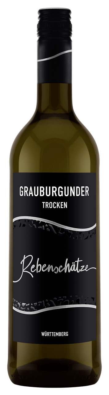 Württembergische WZG Rebenschätze Grauburgunder Qualitätswein trocken 6er Karton 0,75L
