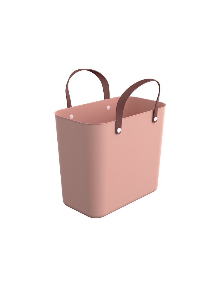 Rotho Albula Einkaufskorb 25l, Kunststoff (PP recycelt) in Linnea pink ged. günstig kaufen onesize