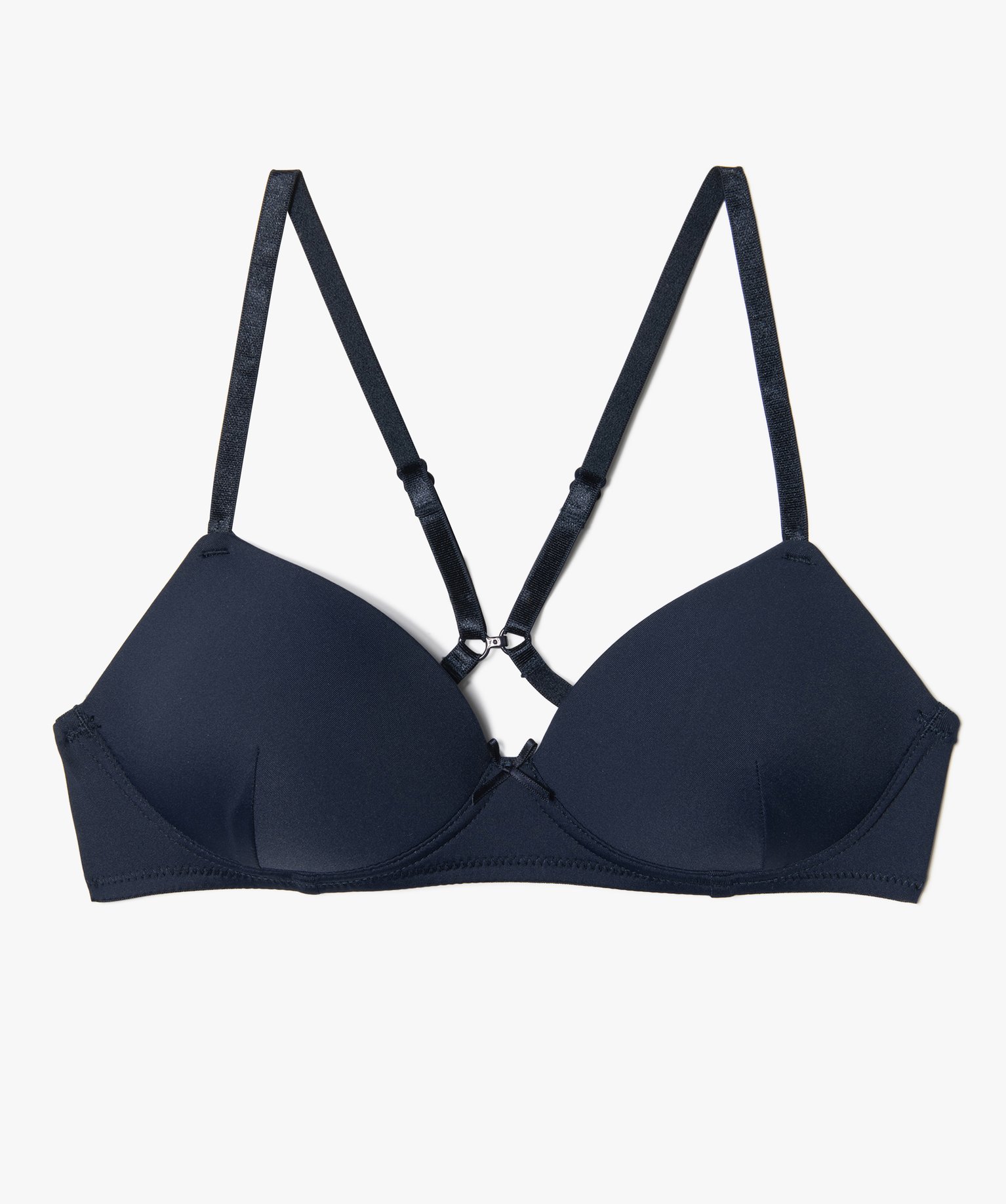 Soutien-gorge fille avec bretelles modulables marine | GEMO
