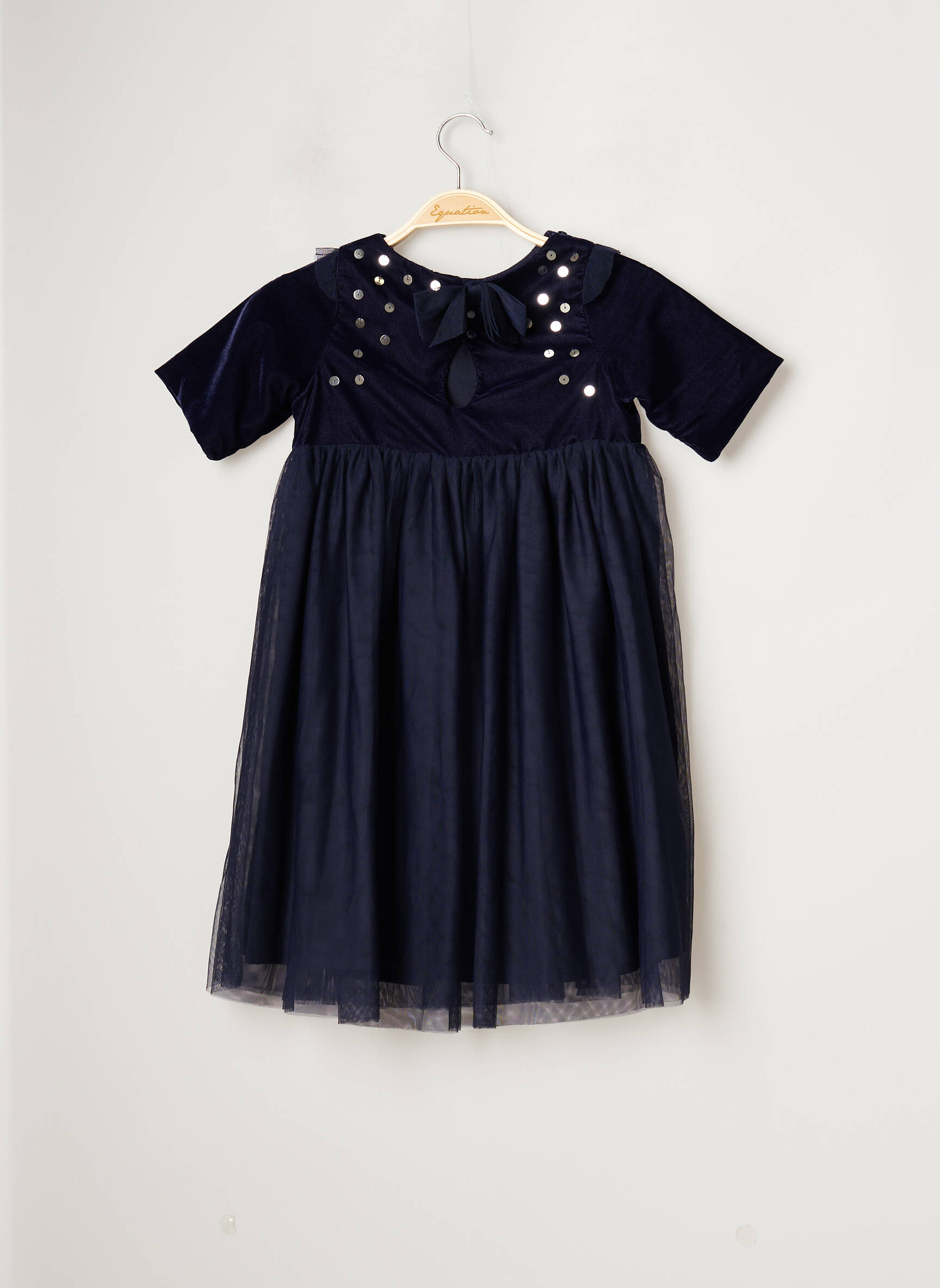 Les Petits Inclassables Robes Mi Longues Fille couleur bleu