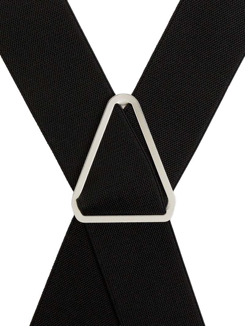 Hosenträger in X-Form in schwarz