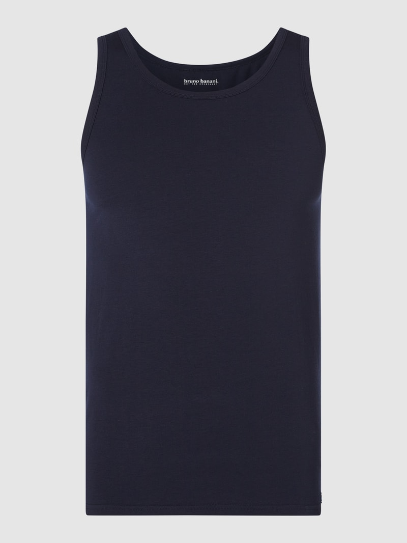 Tanktop mit Stretch-Anteil in marineblau