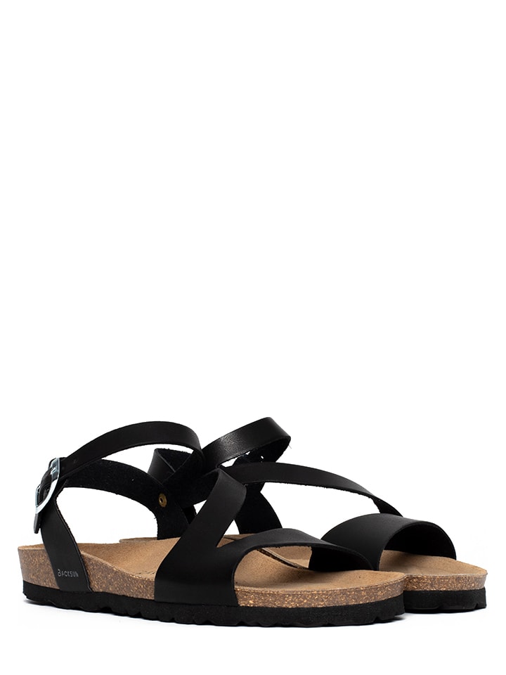 BACKSUN Sandalen in Schwarz günstig kaufen