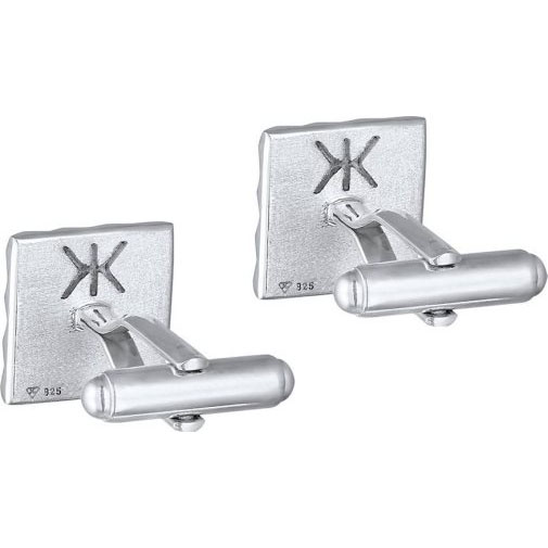 KUZZOI Manschettenknopf Klassisch Pyramiden Design 925 Silber