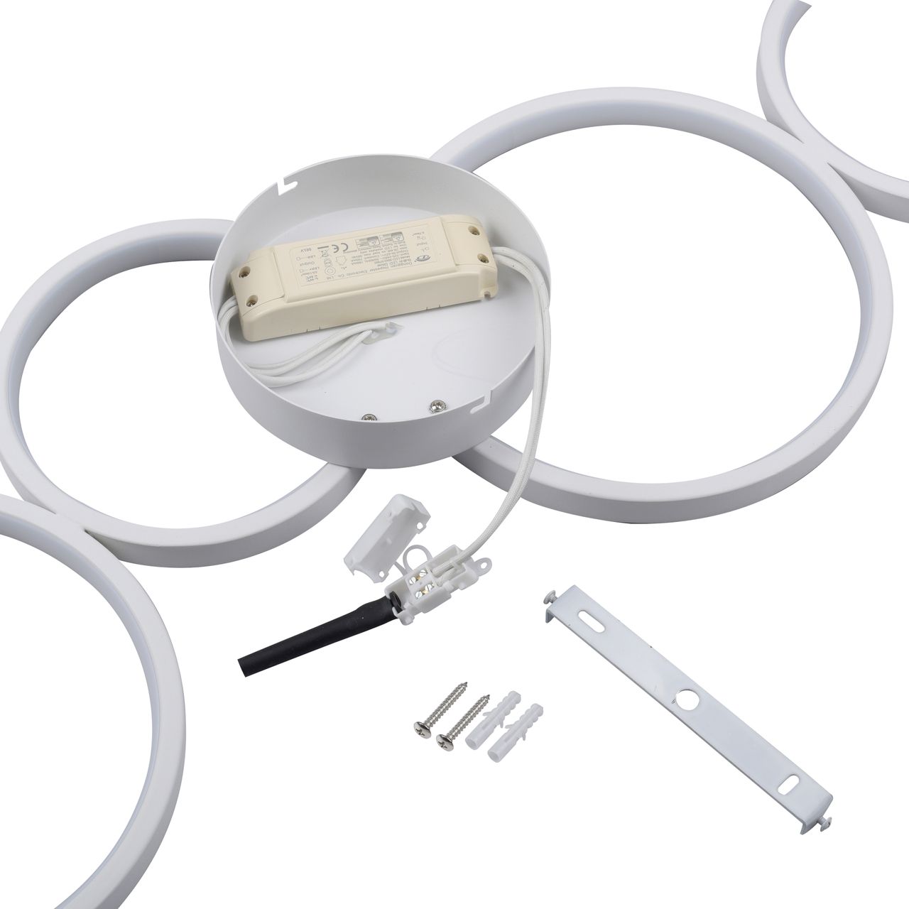 Paul Neuhaus LED Deckenleuchte KIRINGE, 1x LED-Board/26,00 Watt, 3000 Kelvin, Weiss