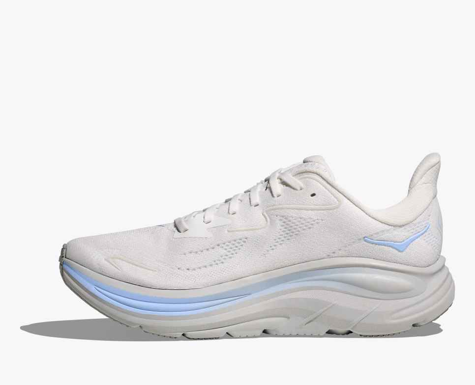Clifton 10 White/Glacier Blue