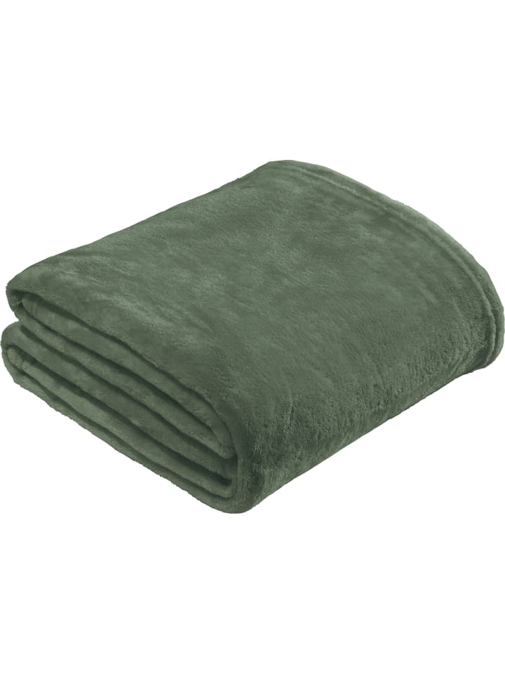 REDBEST Fleece, Microfaser Wohndecke Amarillo in salbei günstig kaufen