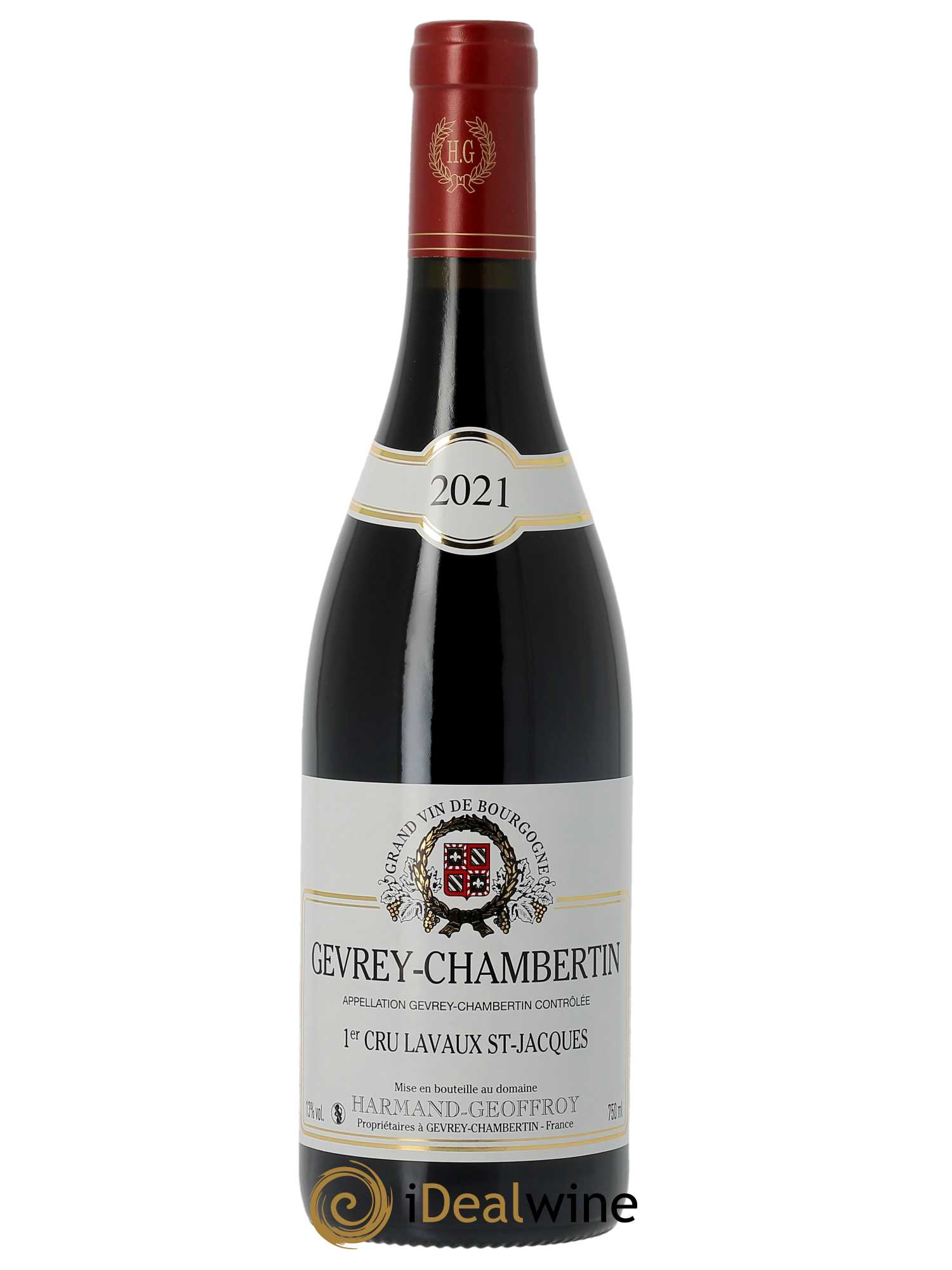 Gevrey-Chambertin 1er Cru Lavaux Saint Jacques Harmand-Geoffroy (Domaine)  2021 - Lot de 1 Bouteille