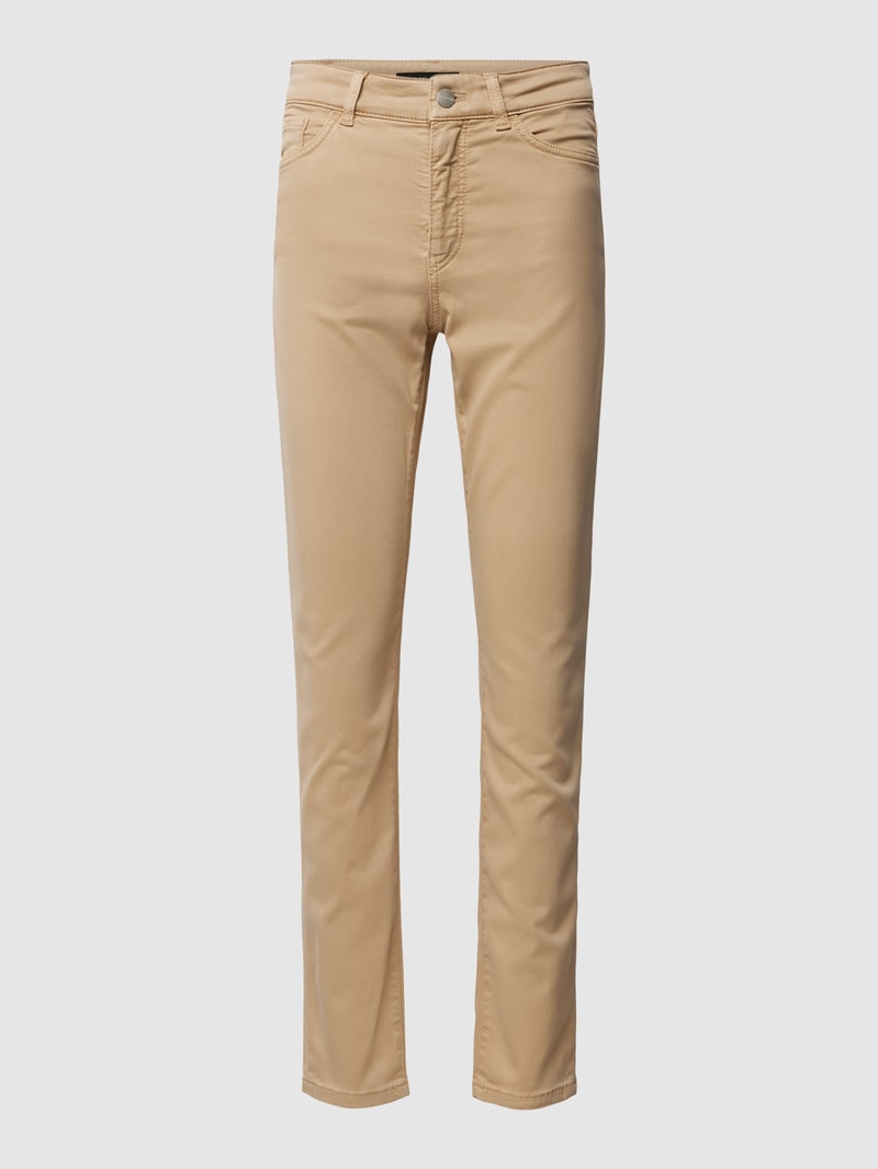 Slim Fit Jeans im 5-Pocket-Design in sand