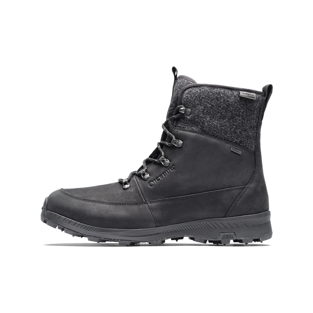 Icebug Adak ReWool Mens BUGrip Grey H41001-9A / schwarz