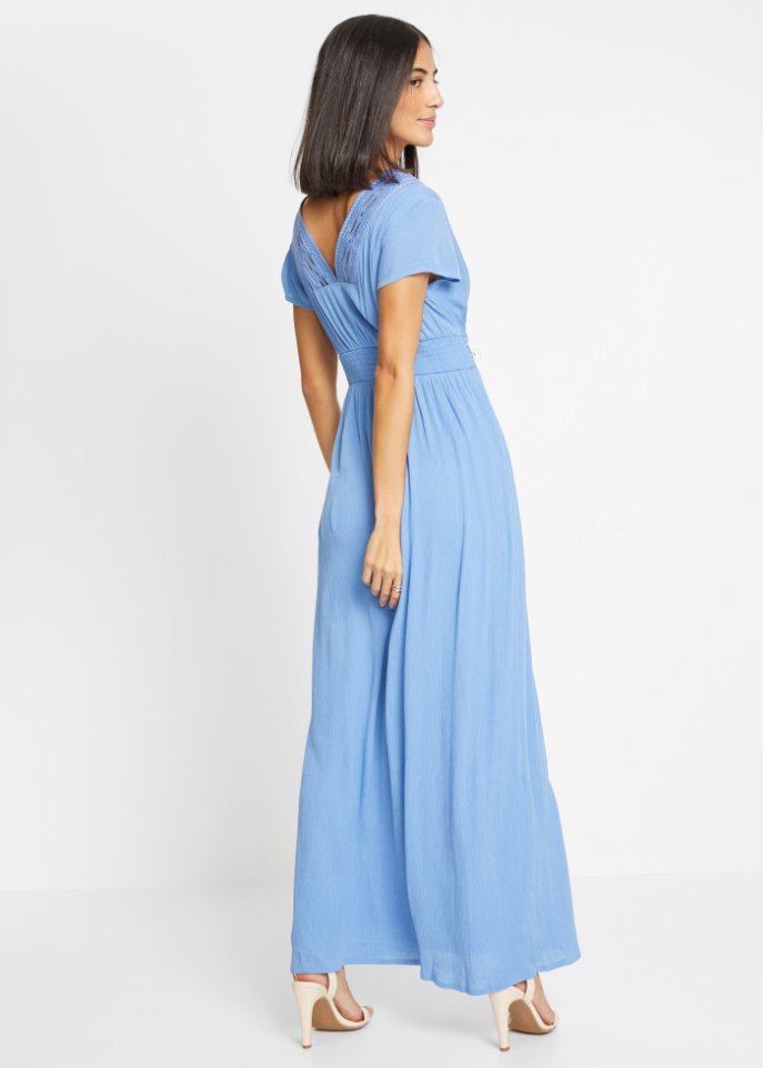 Sommer-Maxikleid mit Spitze