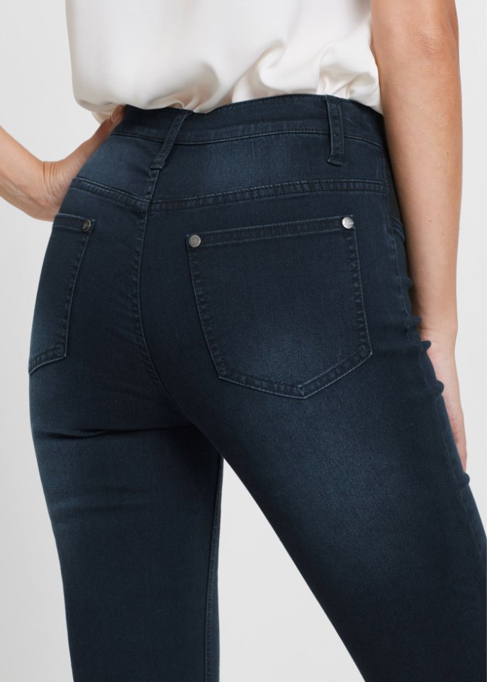 Jeans mit bequemem Bund