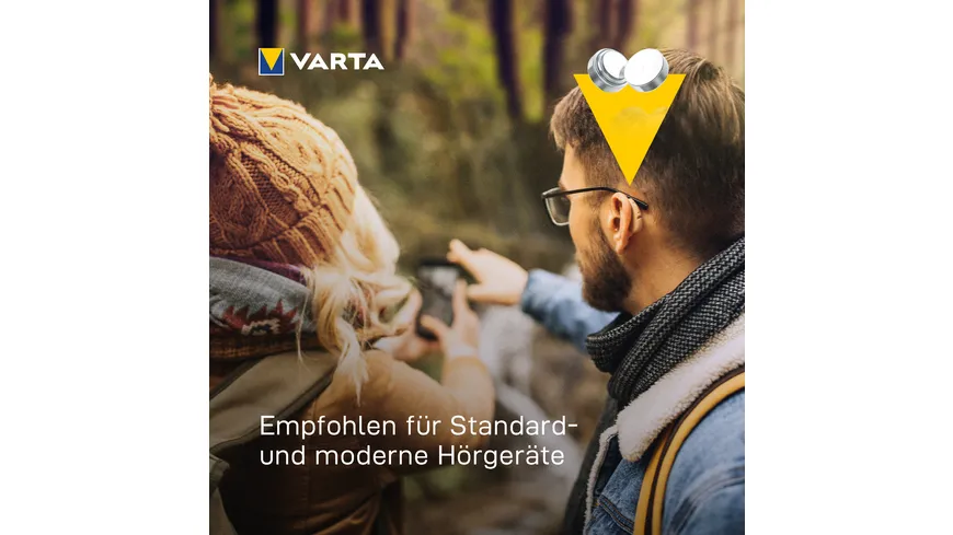 VARTA Hearing Aid Batteries 675 Blister 6er
