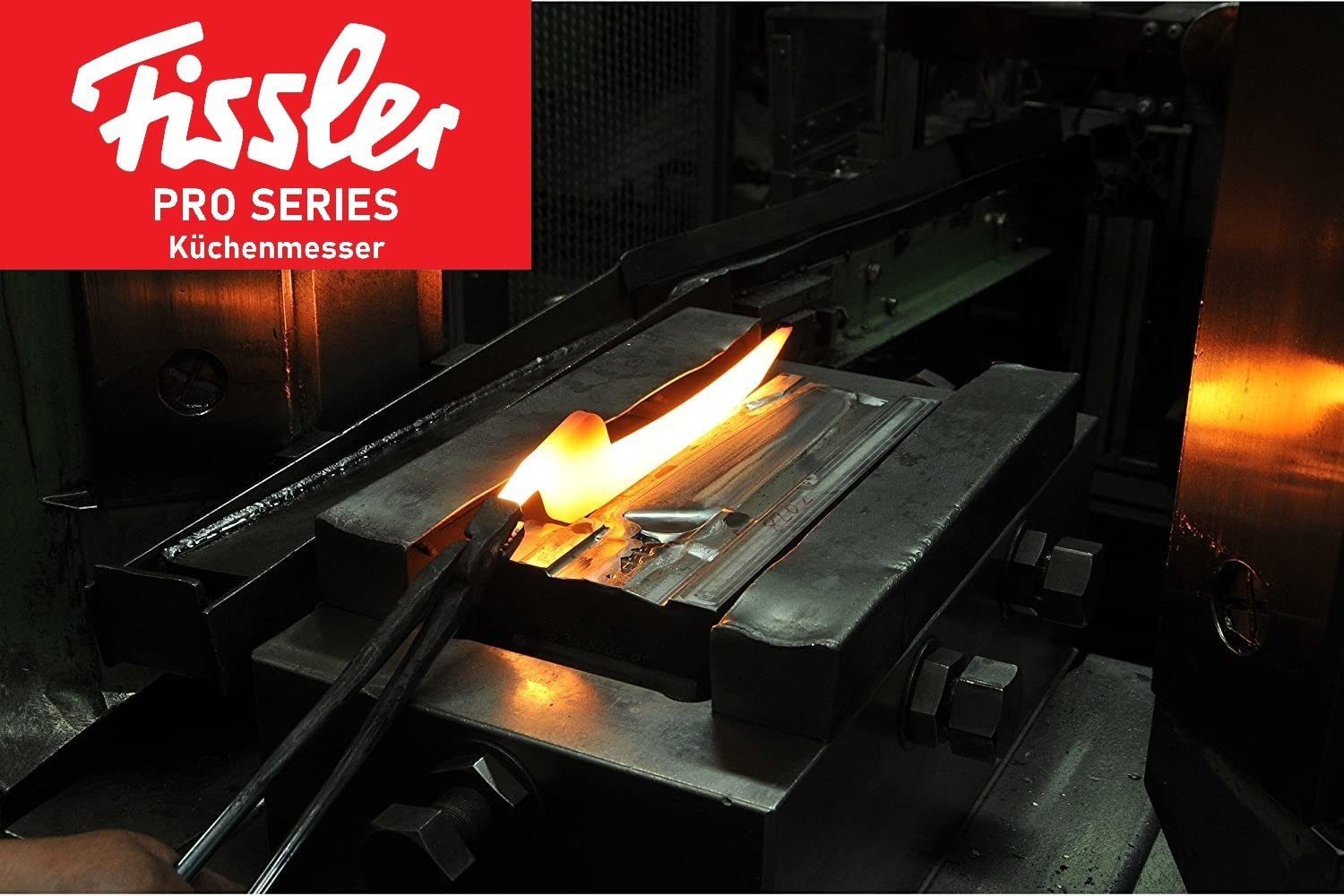Fissler Kochmesser Profi 190mm Edelstahl Küchenmesser, gehärtete Klinge, Fleischmesser, Chefmesser, Fleischermesser, Kochmesser, Sushimesser, Santoku messer