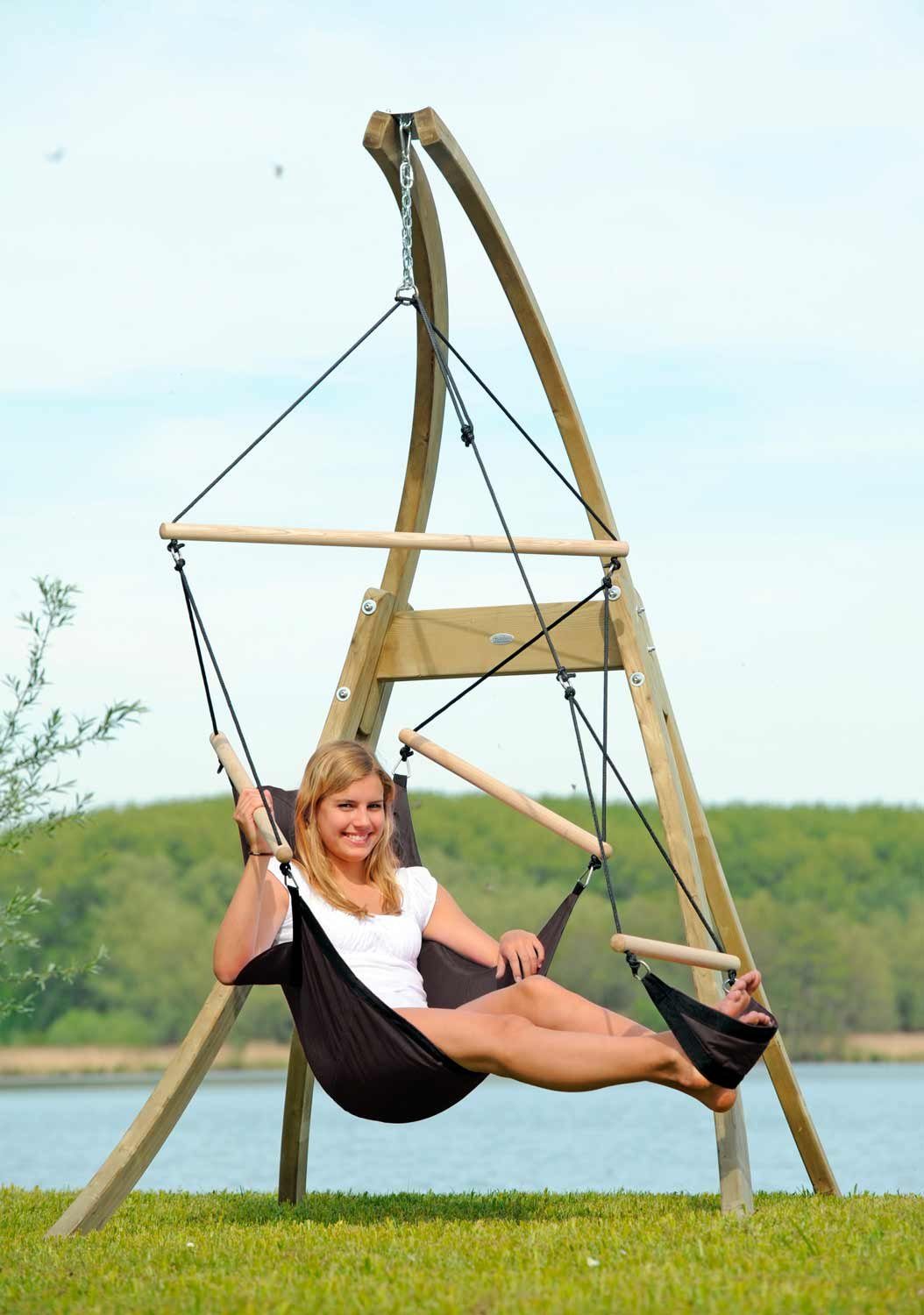 Amazonas Hängesessel Hängesessel Hängestuhl Swinger black