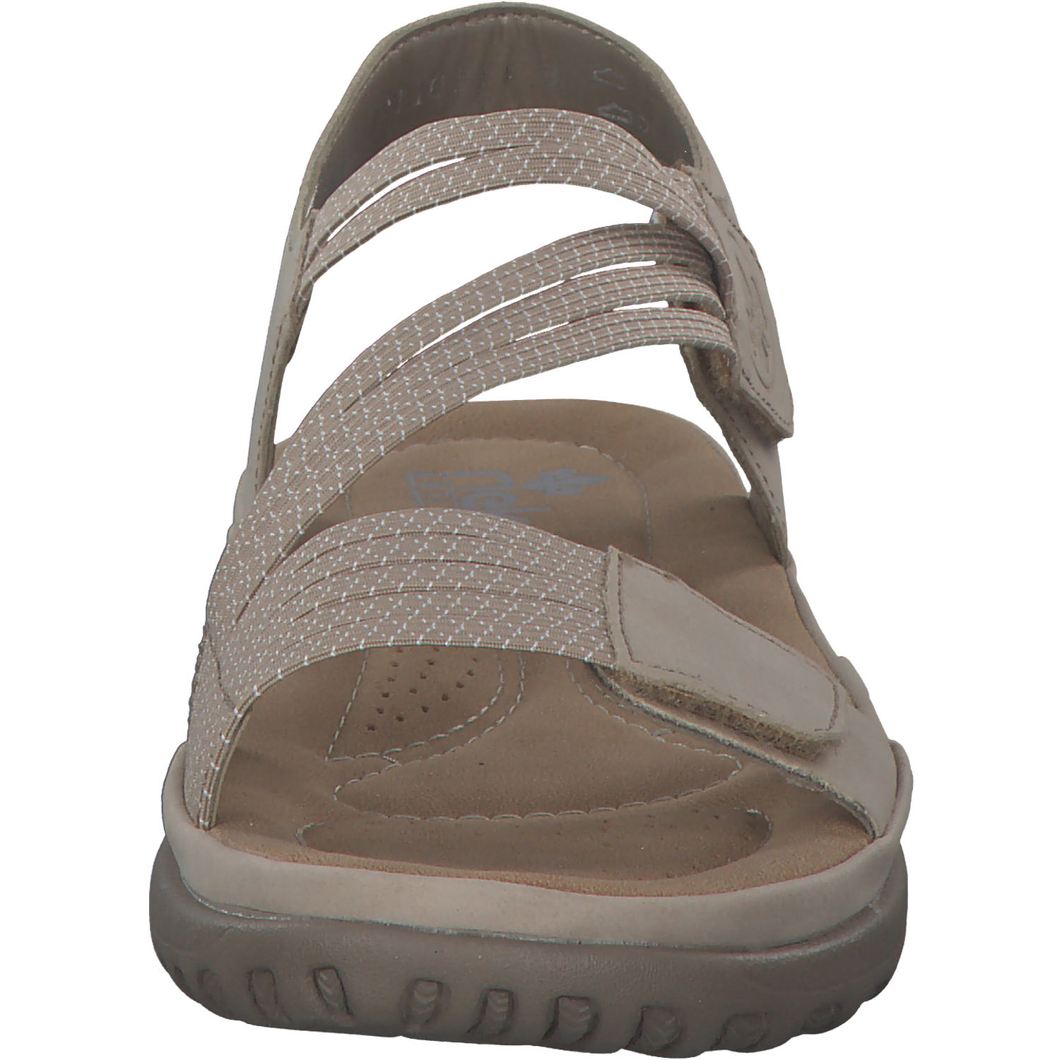 Rieker 64870, Keilsandaletten, Damen, ginger/cliff-weiss