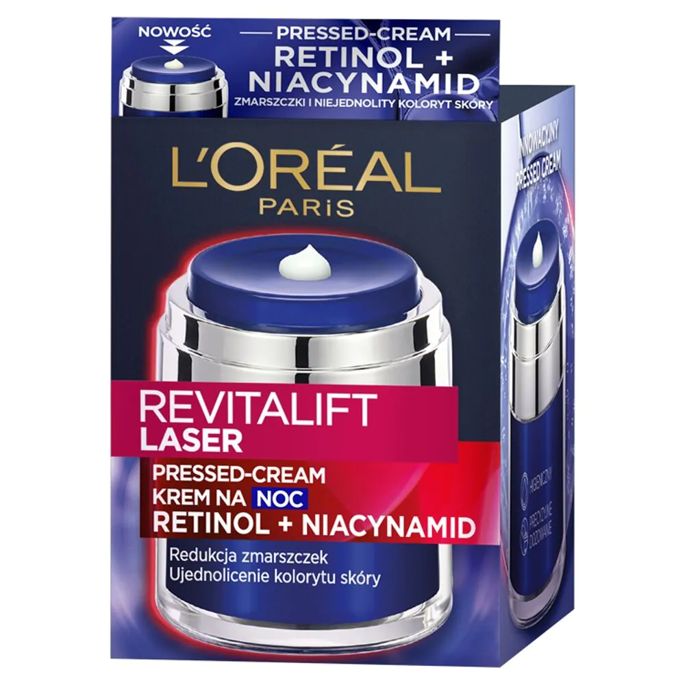 L'Oréal Paris Revitalift Laser noćna krema s retinolom i niacinamidom
