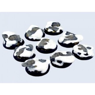 Winter Shale, WRound 30mm 5 Stk. (Warmachine Bases)