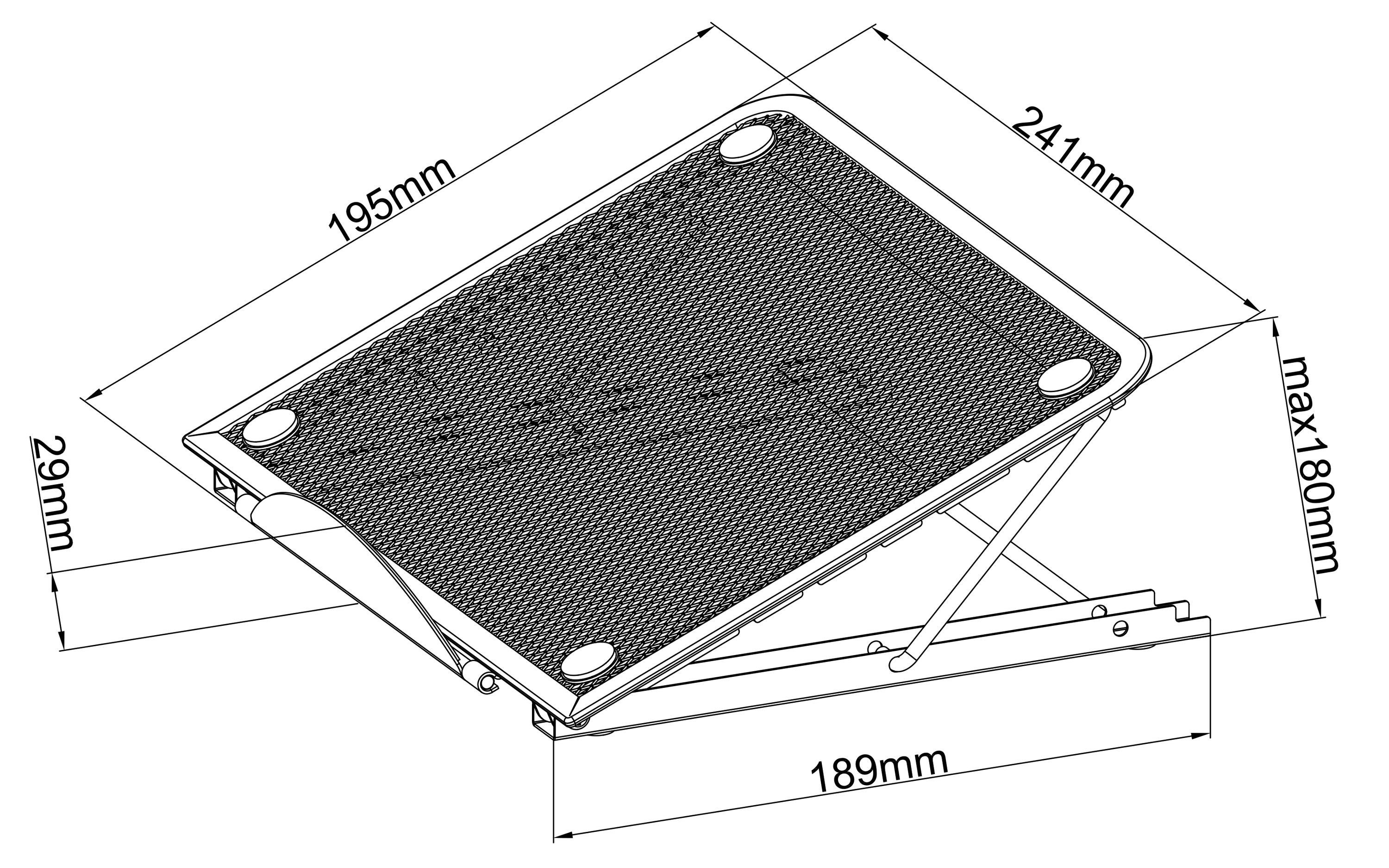 my wall HT5L Tablet-Halterung, (Packung, 1-Teilig, Tablet Ständer)