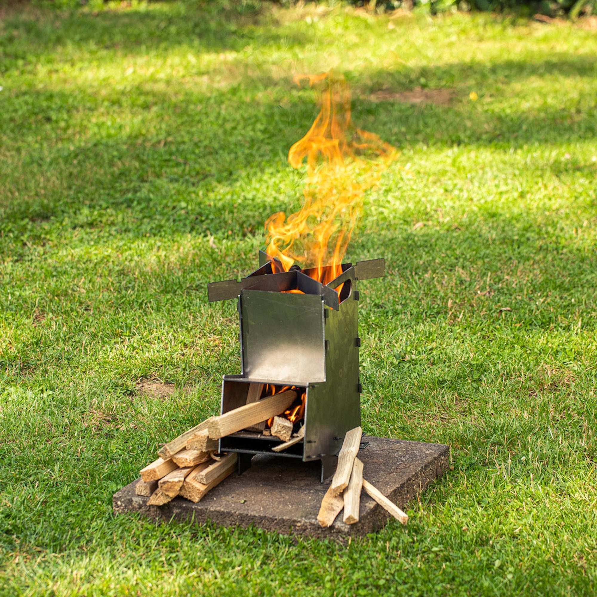 BBQ-Toro Feuerstelle Raketenofen RAKETE #5, Rocket Stove Stecksystem