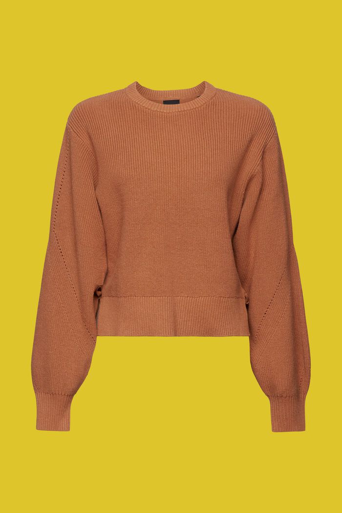 Pullover aus Kaschmirmix mit Spitzendetail