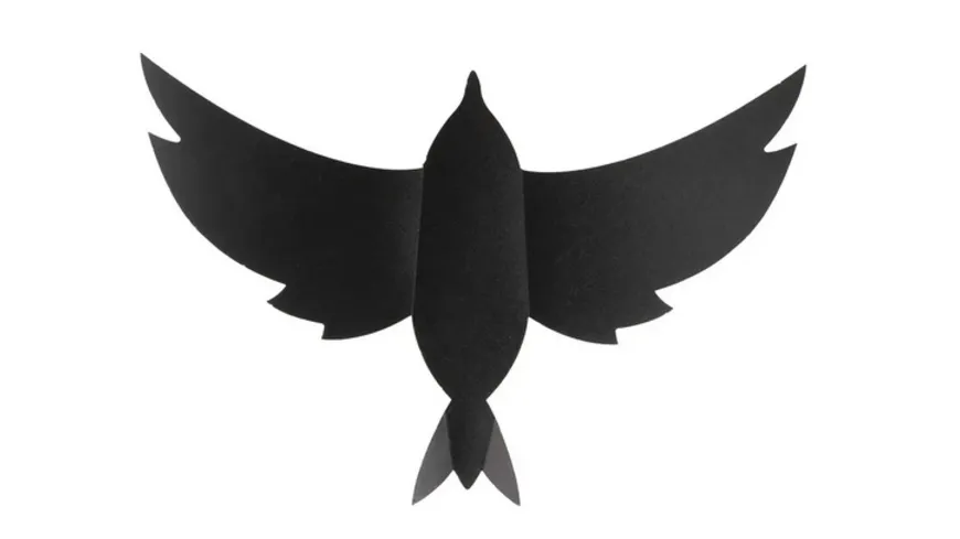 securit Kreidetafel 3D-Vogel 7 Stück