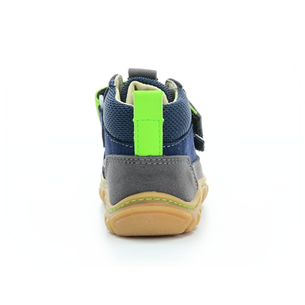 Ricosta Joki Ocean/Graphit blaue Barfuß-Stiefeletten